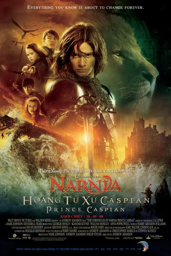 Poster phim Biên Niên Sử Narnia: Hoàng Tử Caspian trên Phim M?i
