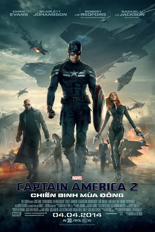 Poster phim Captain America: Chiến Binh Mùa Đông trên Phim M?i