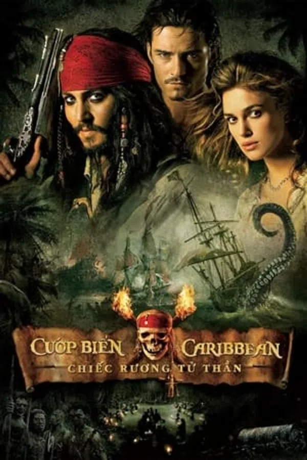 Poster phim Cướp Biển Vùng Caribbean 2: Chiếc Rương Tử Thần trên Phim M?i