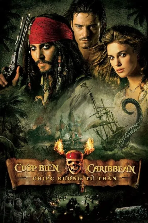 Poster phim Cướp Biển Vùng Caribbean: Chiếc Rương Tử Thần trên Phim M?i