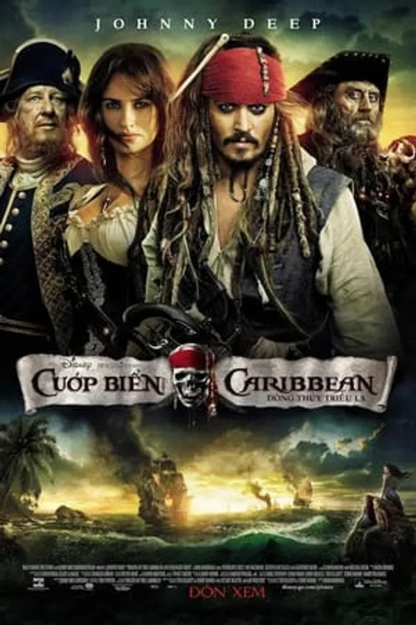 Poster phim Cướp Biển Vùng Caribbean: Suối Nguồn Tươi Trẻ trên Phim M?i