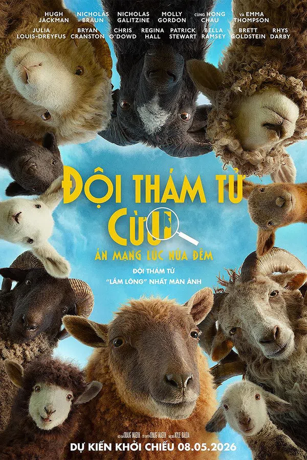 Poster phim Đội Thám Tử Cừu: Án Mạng Lúc Nửa Đêm trên Phim M?i