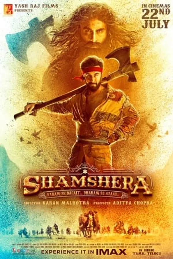 Poster phim Huyền Thoại Shamshera trên Phim M?i