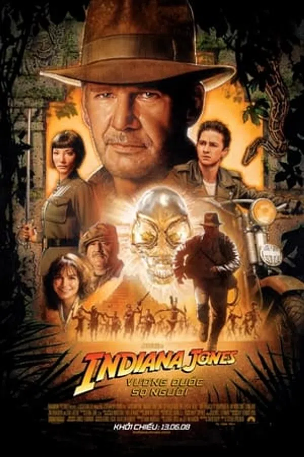 Poster phim Indiana Jones và Vương Quốc Sọ Người trên Phim M?i