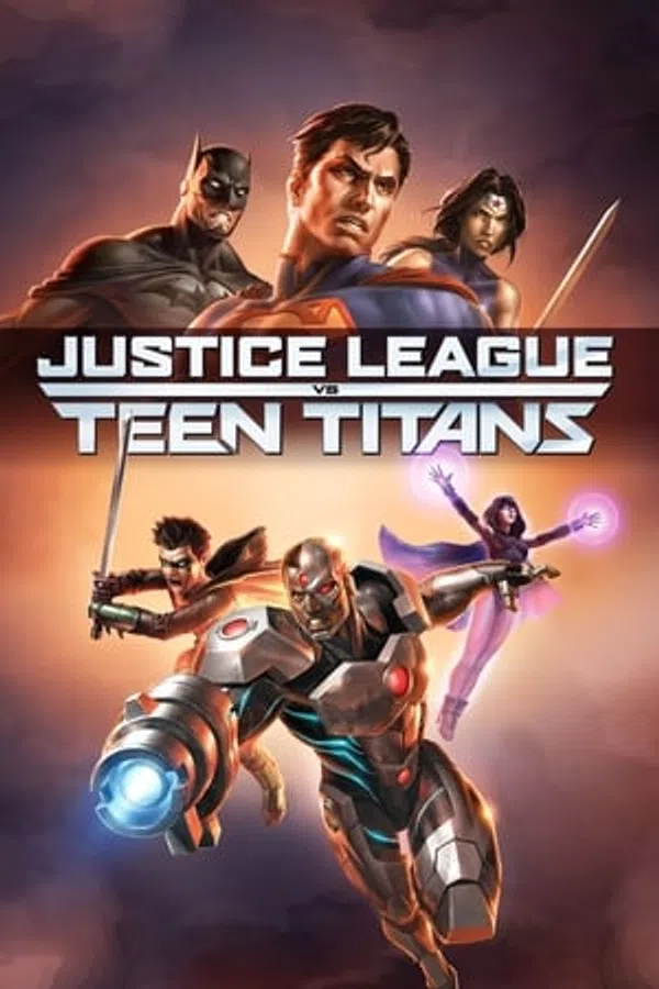 Poster phim Liên Minh Công Lý Đụng Độ Nhóm Teen Titans trên Phim M?i