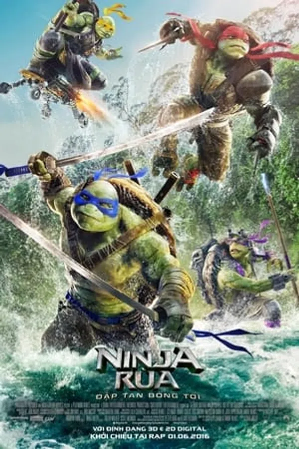 Poster phim Ninja Rùa: Đập Tan Bóng Tối trên Phim M?i