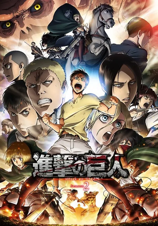 Poster phim Shingeki no Kyojin Season 2 trên Phim M?i