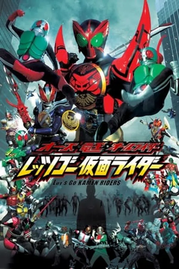Poster phim Tất Cả Tiến Lên Nào Các Kamen Rider trên Phim Mới