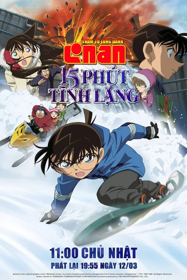 Poster phim Thám Tử Lừng Danh Conan 15: 15 Phút Tĩnh Lặng trên Phim M?i