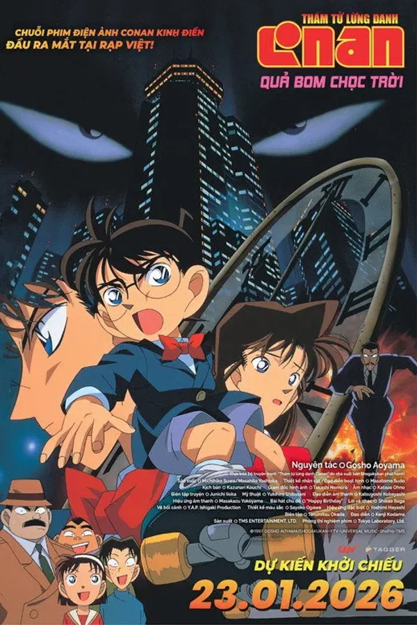 Poster phim Thám Tử Lừng Danh Conan: Quả Bom Chọc Trời trên Phim M?i